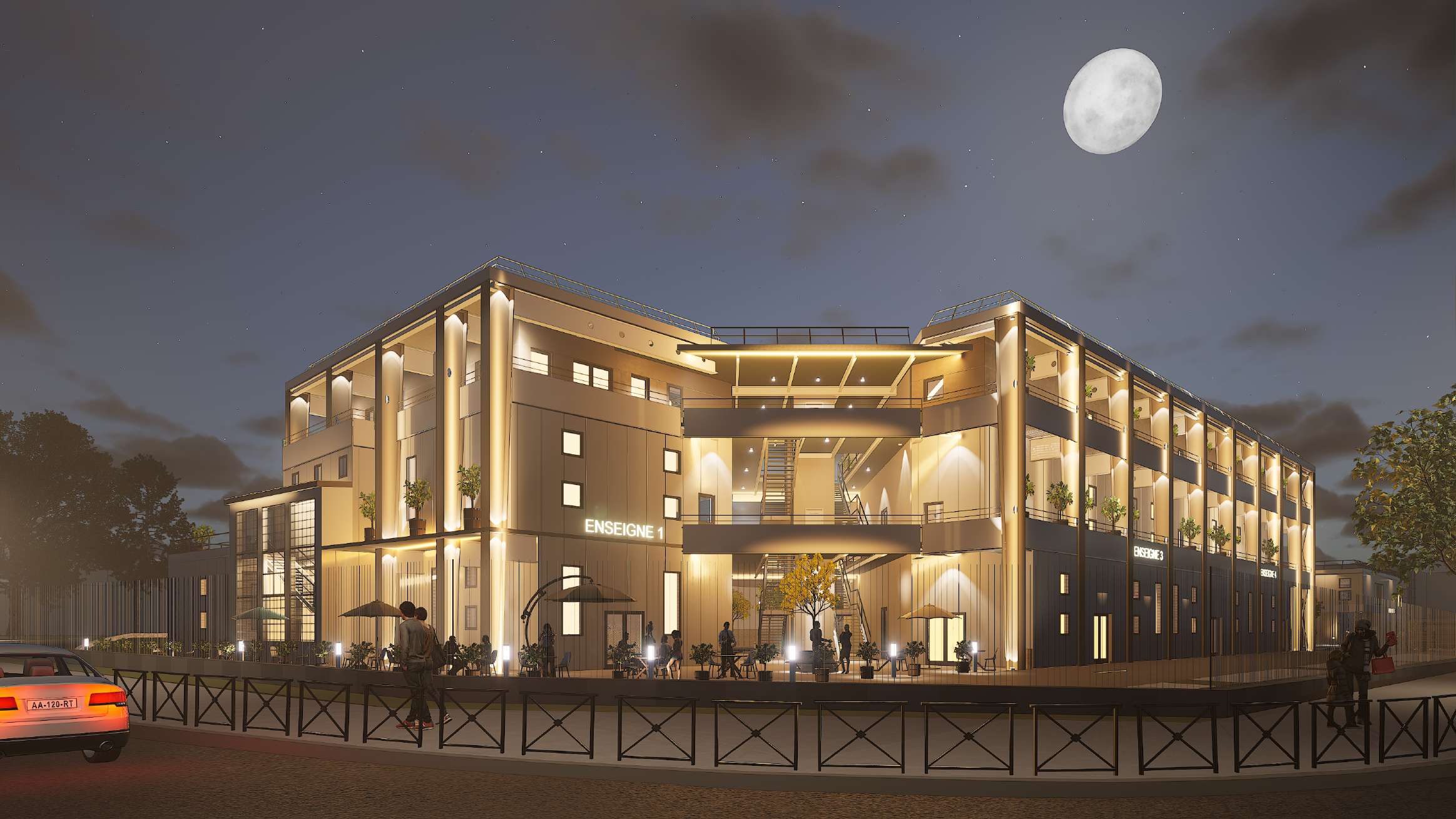 ATYPIC CENTER — locaux d’activités, Vaux-le-Pénil