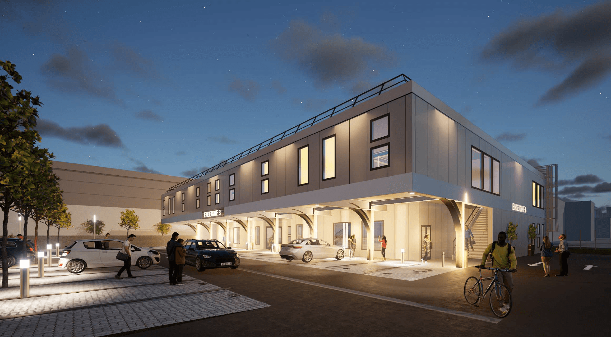 Perspective — séquence d’entrée (vue 2)