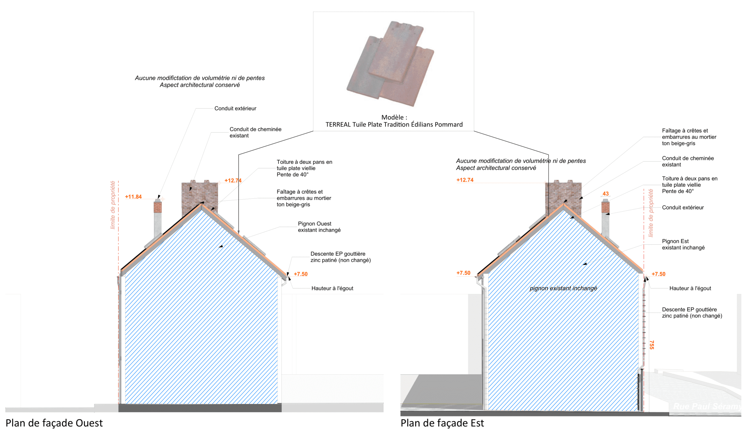 Plan / détail — Toiture (extrait)