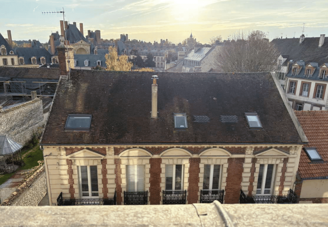 Toiture existante de l’immeuble rue Paul Séramy